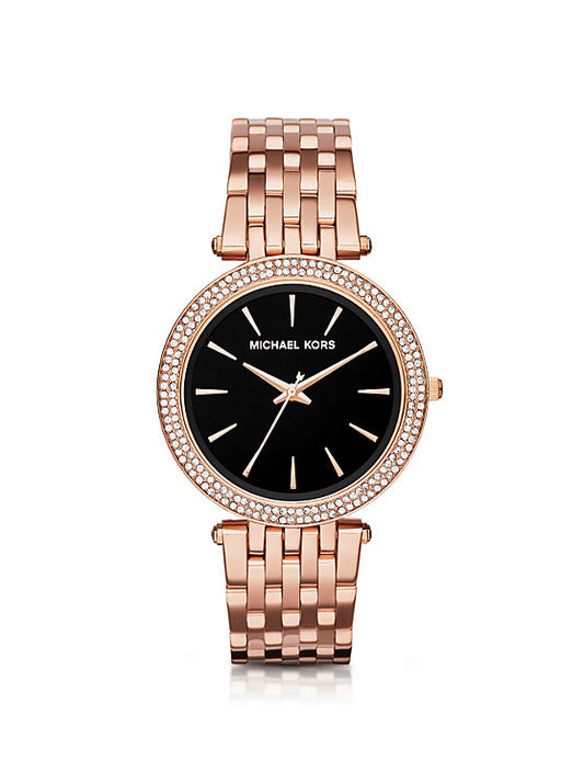 Darci Pavé Rose Gold-Tone Watch