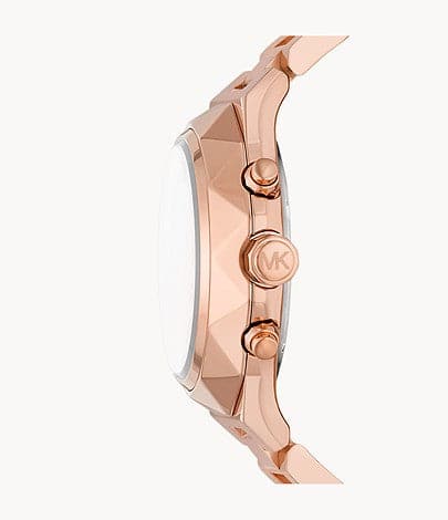 Michael Kors Raquel Chronograph Rose Gold-Tone Stainless Steel Watch MK4688I