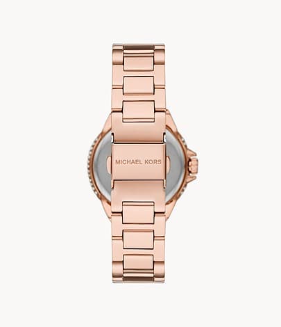 Michael Kors Camille Multifunction Rose Gold-Tone Stainless Steel Watch MK4700I