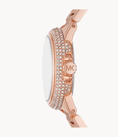 Michael Kors Camille Multifunction Rose Gold-Tone Stainless Steel Watch MK4700I