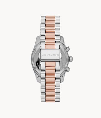 Michael Kors Lexington Chronograph Rose Gold-Tone Stainless Steel Watch MK7219