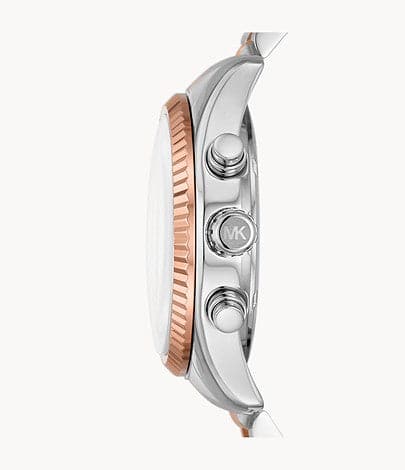 Michael Kors Lexington Chronograph Rose Gold-Tone Stainless Steel Watch MK7219