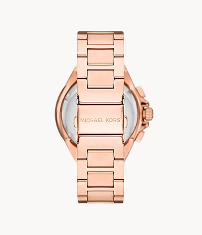 Michael Kors Camille Chronograph Rose Gold-Tone Stainless Steel Watch MK7271I