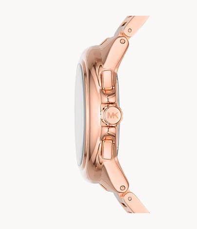 Michael Kors Camille Chronograph Rose Gold-Tone Stainless Steel Watch MK7271I