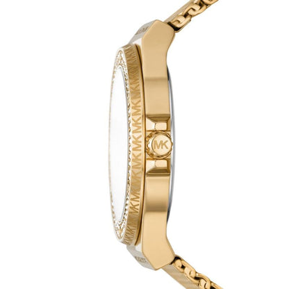Michael Kors Lennox Three-Hand Gold-Tone Stainless Steel Mesh Watch-MK7335I