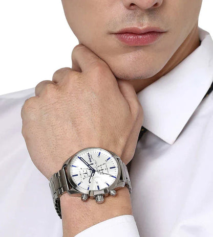 DIESEL DZ4473 Silver Analog Watch For Men