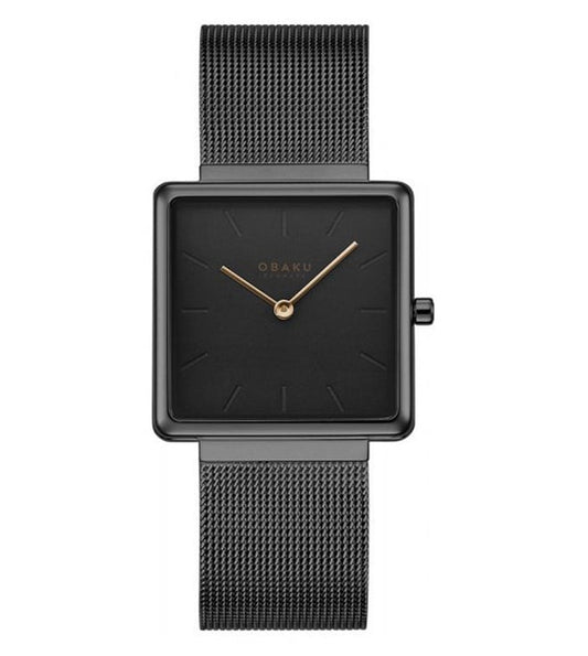 OBAKU V236LXBBMB Kvadrat Watch for Women