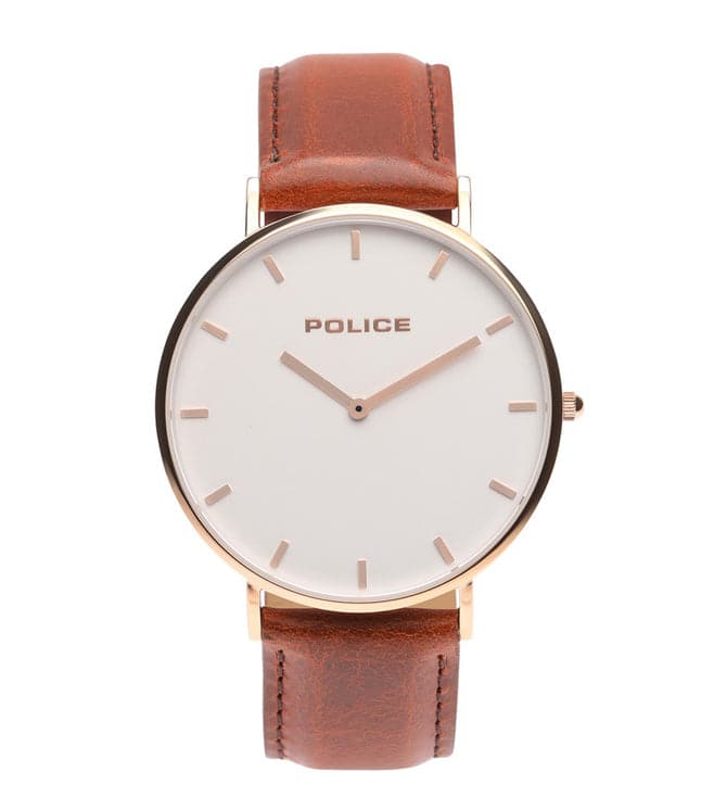 Police White Dial Analog Watch For Men