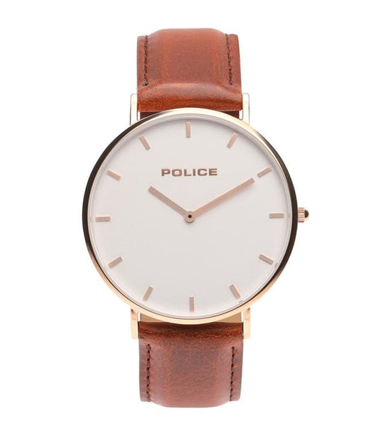 Police White Dial Analog Watch For Men