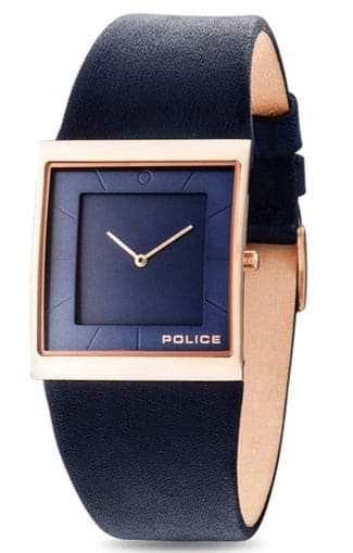 Police Black Dial Leather Analog Men'S Watch Pl15395Msr03A