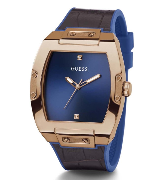 PHOENIX Men Blue Tonneau Dial Analog Watch - GW0386G2