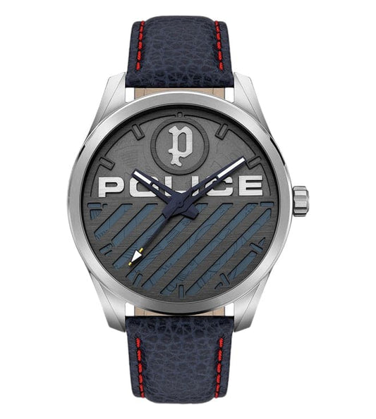 Police Black Dial Analog Blue Stainless Steel Strap Watch Plpewja2121401