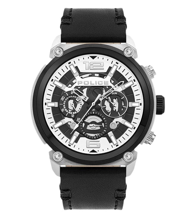 Police Analog White Dial Men'S Watch Pl14378Jstb01W