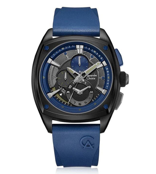 ALEXANDRE CHRISTIE Chronograph Watch for Men 6591MCRUBBU