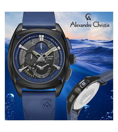 ALEXANDRE CHRISTIE Chronograph Watch for Men 6591MCRUBBU