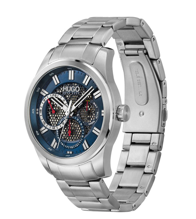 HUGO BOSS 1530191 Skeleton Multifunction Watch for Men