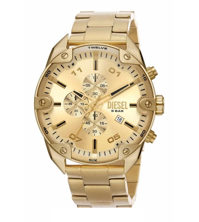 DIESEL DZ4608 Spiked Chronograph Analog Watch for Men