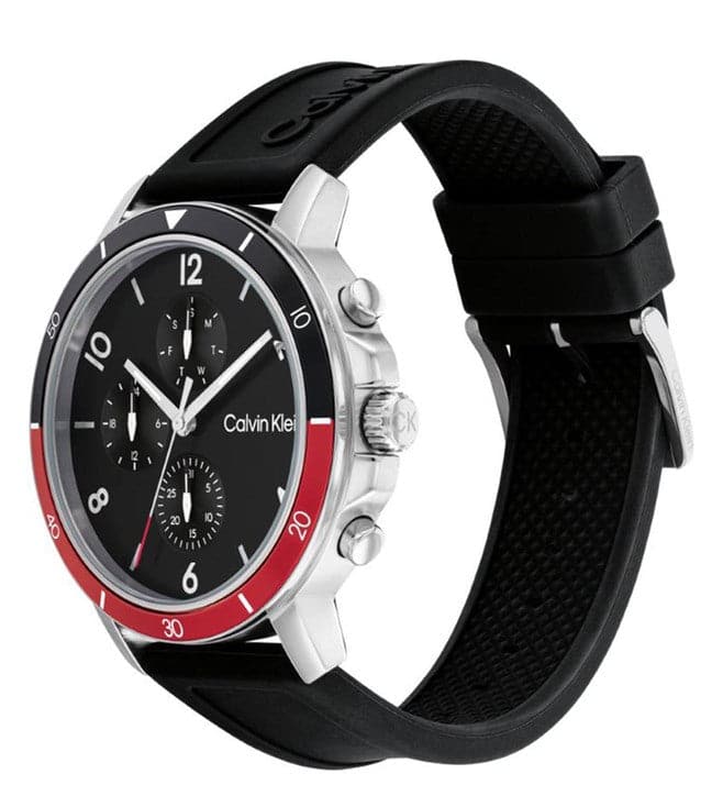 CALVIN KLEIN Gauge Sport Chronograph Watch for Men 25200072