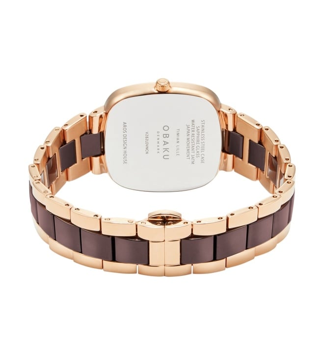 OBAKU V282LDVNCN_LUX Timian Lille Nut Analog Watch for Women