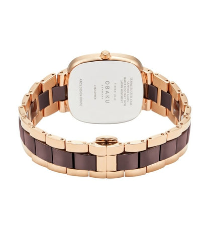 OBAKU V282LDVNCN_LUX Timian Lille Nut Analog Watch for Women