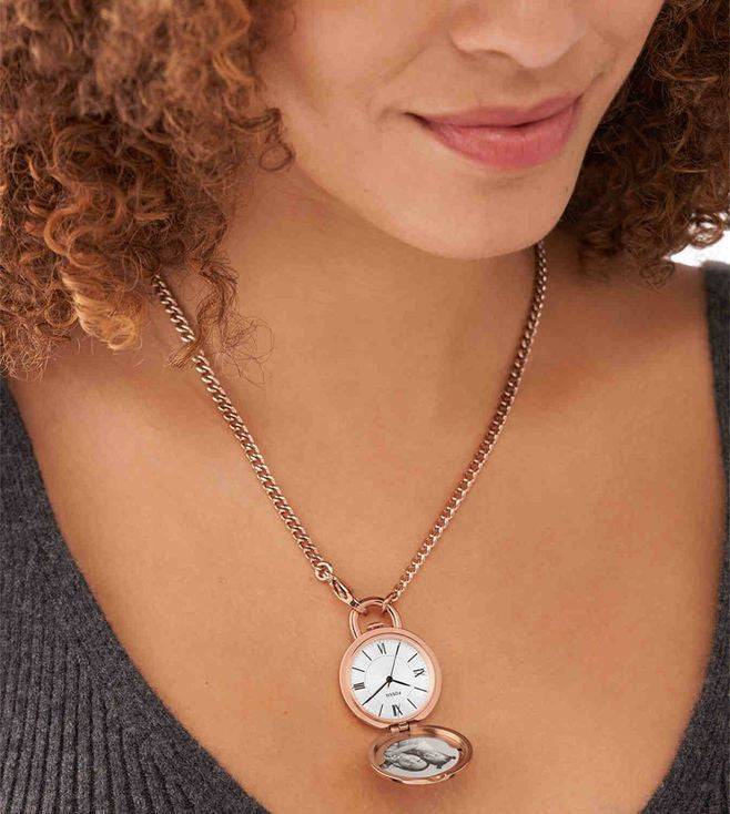 FOSSIL ES5282 Jacqueline Locket Watch for Women