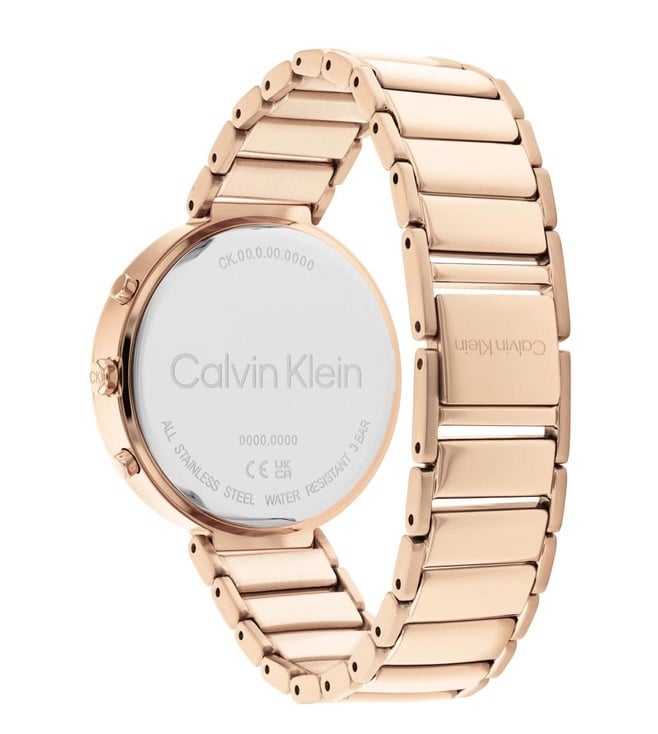 CALVIN KLEIN 25200283 Minimalistic T-Bar Chronograph Watch for Women