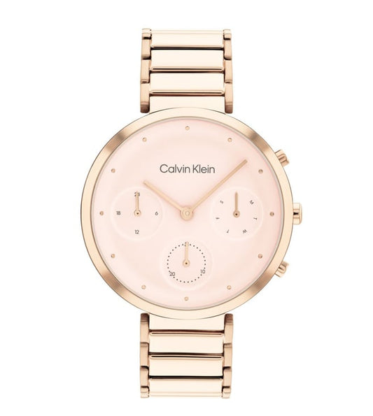 CALVIN KLEIN 25200283 Minimalistic T-Bar Chronograph Watch for Women