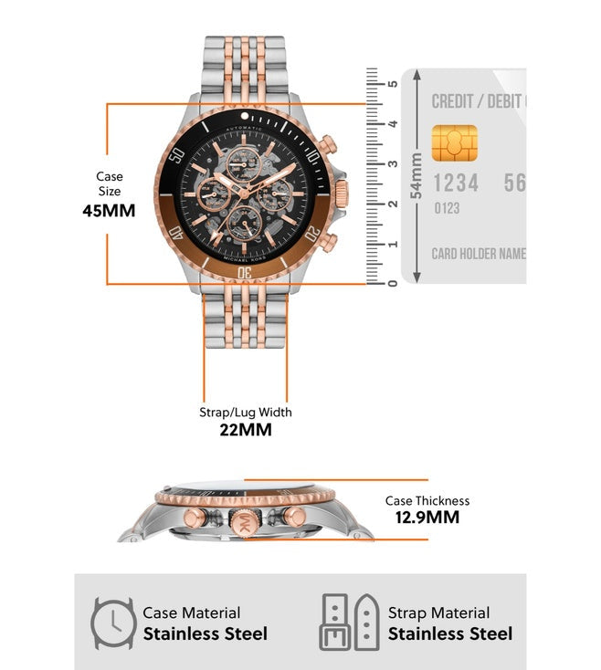 MICHAEL KORS MICHAEL MK9046 Bayville Chronograph Automatic Watch for Men
