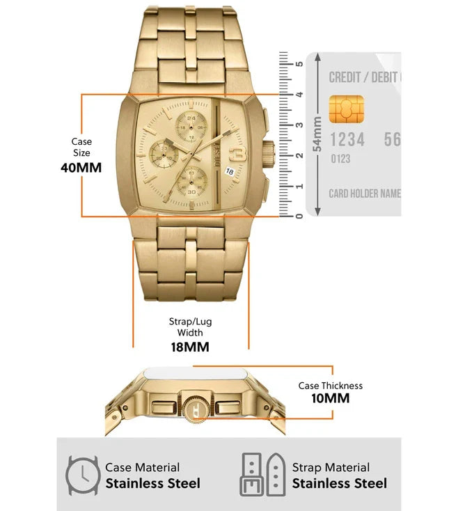 DIESEL DZ4639 Cliffhanger Chronograph Watch for Men