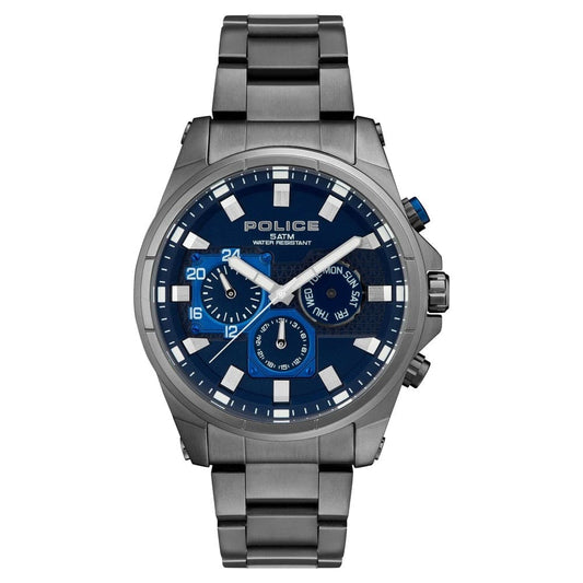 Police Blue Dial Analog Watch For Men