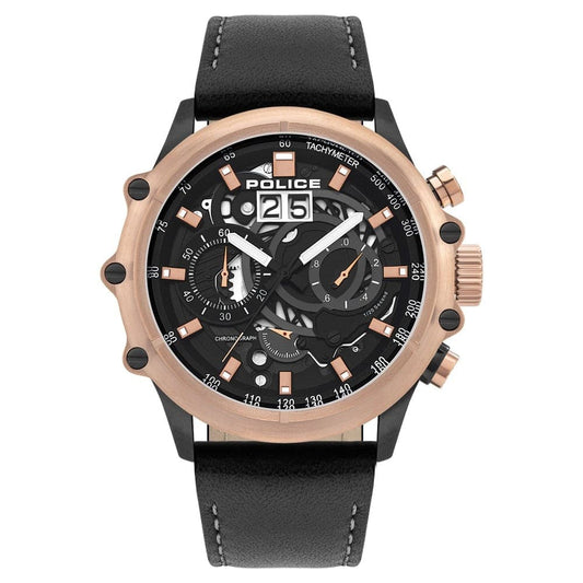 Police - Black Dial Chronograph Watch Ncpl16018Jsbr02W