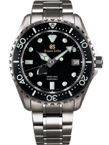Grand Seiko 2017 Sport Men Date Quartz Black Dial Watch