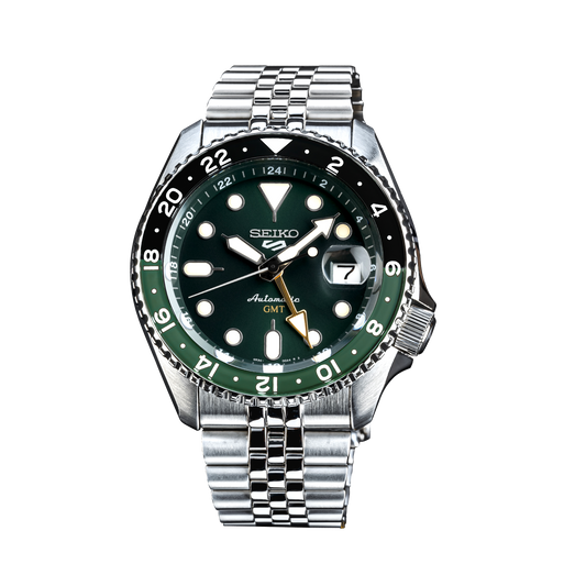 Seiko 5 Sports SKX GMT Bi-Colour Green - SSK035K1