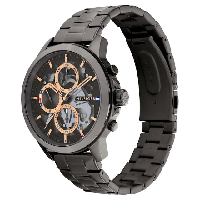 Tommy Hilfiger Men Henry Round Grey Watches-Th1710479