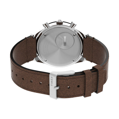 TIMEX Q Cream Round Dial Analog Men's Watch - TWEG26401