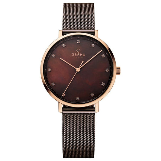 OBAKU VEST - WALNUT V186LXVNMN