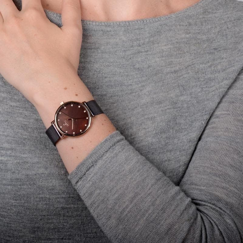 OBAKU VEST - WALNUT V186LXVNMN