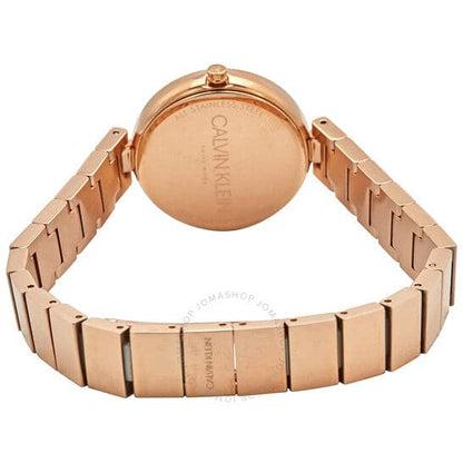 Calvin Klein Womens Authentic Silver Dial Metallic Analogue Watch - K8G23646