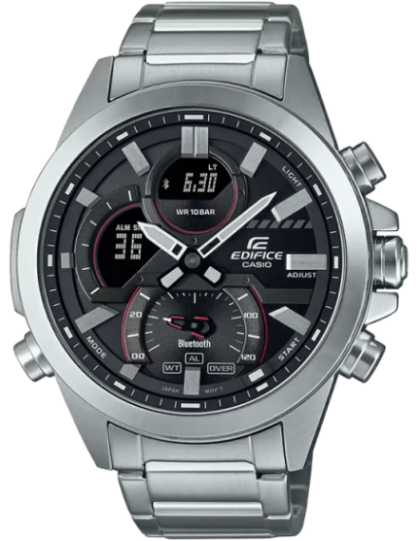 EDIFICE ECB-30D-1ADF - EX545 Silver Bluetooth Connect - Men's Watch