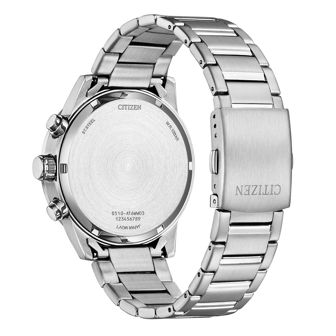 CITIZEN QUARTZ GENTS WATCH BLACK DIAL - AN3681-57E