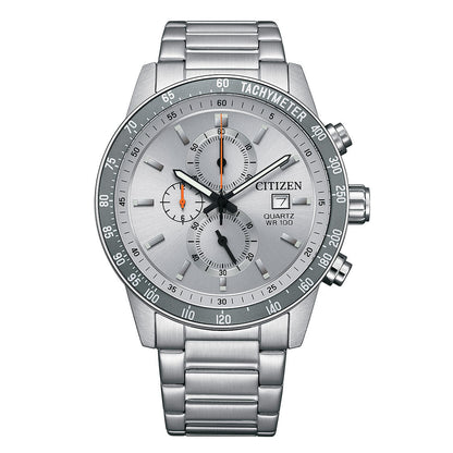 CITIZEN QUARTZ GENTS WATCH GREY DIAL - AN3688-58H