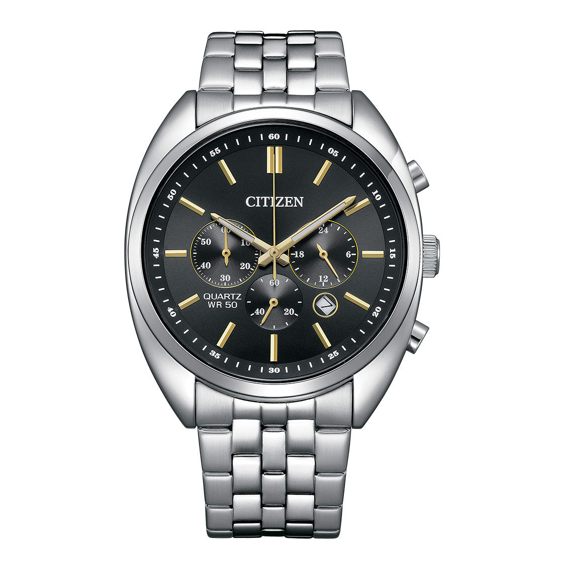 CITIZEN QUARTZ GENTS WATCH BLACK DIAL - AN8210-56E