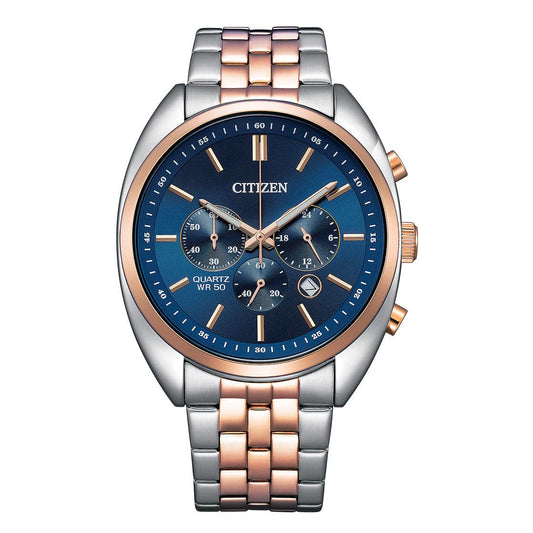 CITIZEN QUARTZ GENTS WATCH BLUE DIAL - AN8216-50L