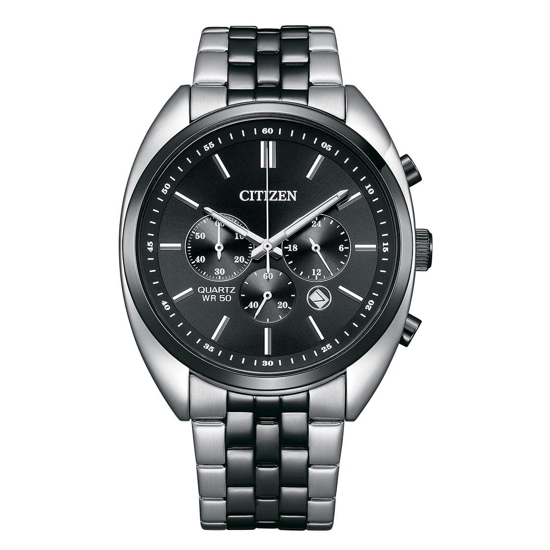 CITIZEN QUARTZ GENTS WATCH BLACK DIAL - AN8218-54E