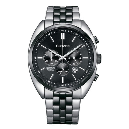 CITIZEN QUARTZ GENTS WATCH BLACK DIAL - AN8218-54E