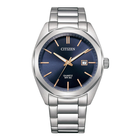 CITIZEN QUARTZ GENTS WATCH BLUE-GRAY DIAL - BI5110-54H