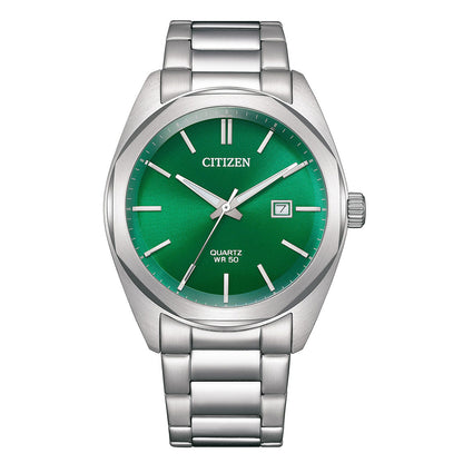 CITIZEN QUARTZ GENTS WATCH GREEN DIAL - BI5110-54X