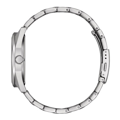 CITIZEN ECO-DRIVE GENTS WATCH SILVER DIAL - BM7600-81A
