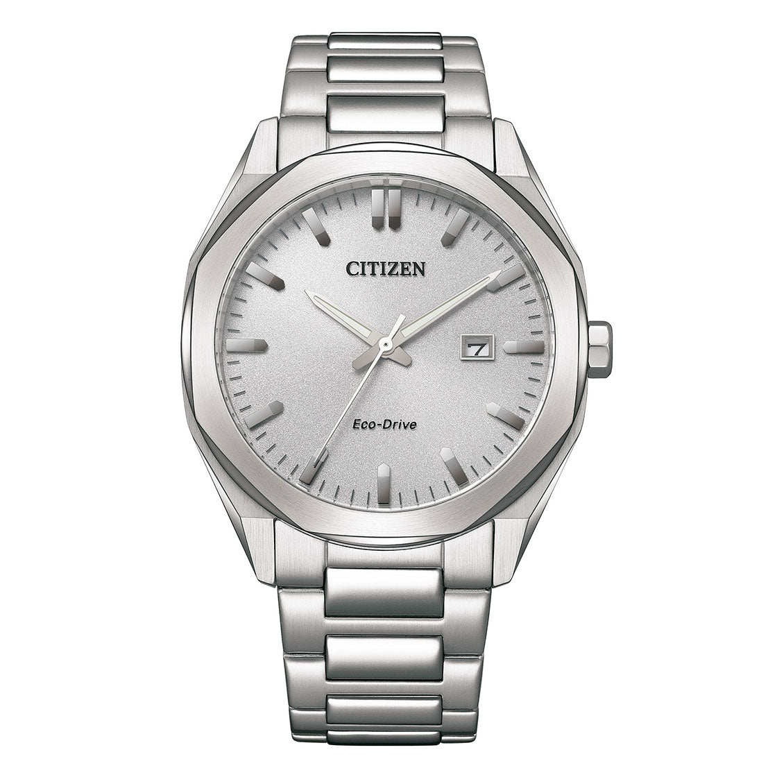 CITIZEN ECO-DRIVE GENTS WATCH SILVER DIAL - BM7600-81A
