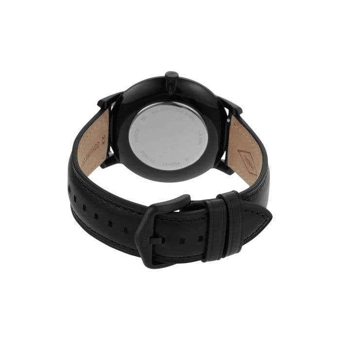 Fossil Men The minimalist - mono Round Black Watches-FS5447